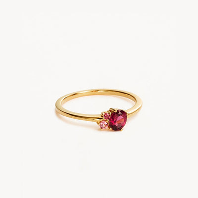 By Charlotte Kindred July Birthstone Ring, Gold or Silver