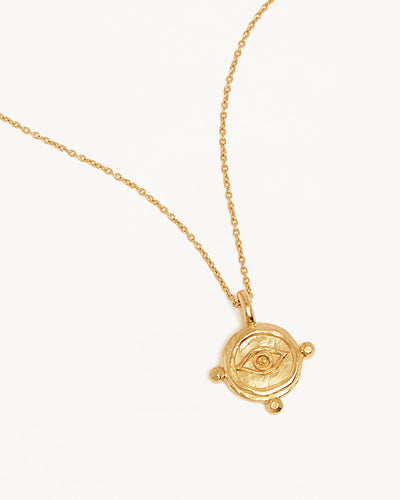 By Charlotte Luck and Love Necklace, Gold