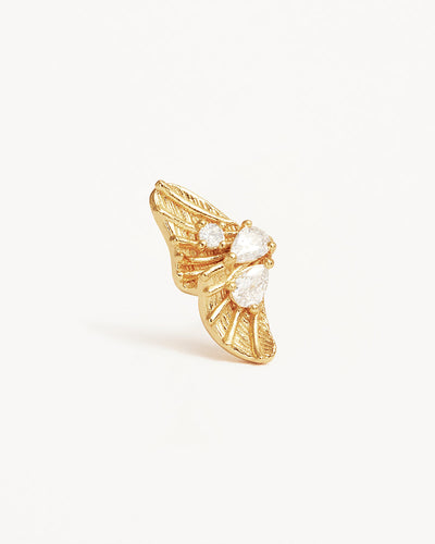 By Charlotte Ocean Whisper Stud Earrings, Gold