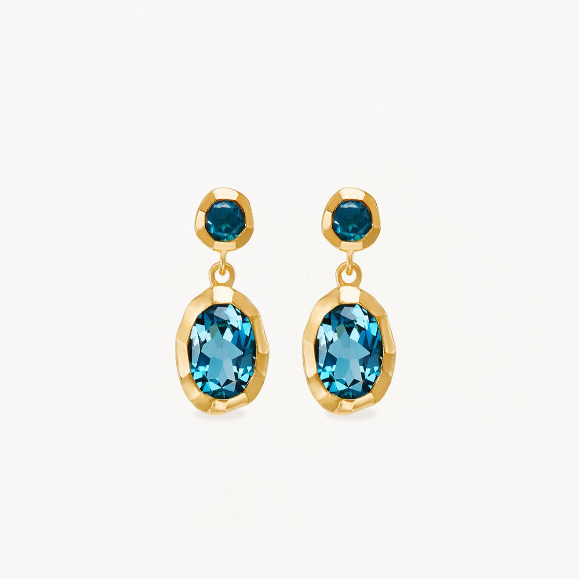 By Charlotte Sacred Jewel Topaz Earrings, Gold