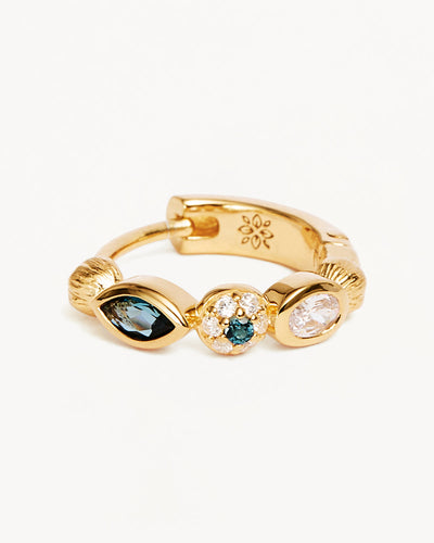 By Charlotte Protection of Eye Hoop Earrings, Gold or Silver