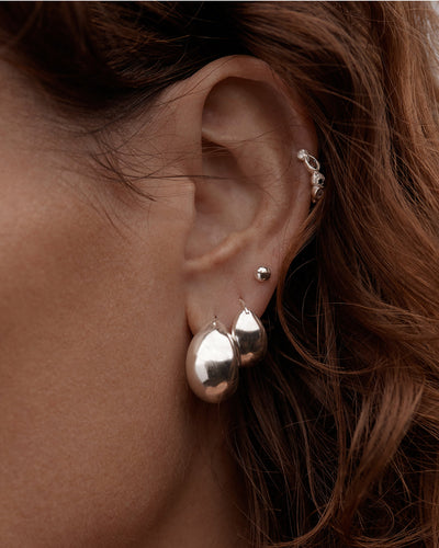 By Charlotte Protection of Eye Hoop Earrings, Gold or Silver