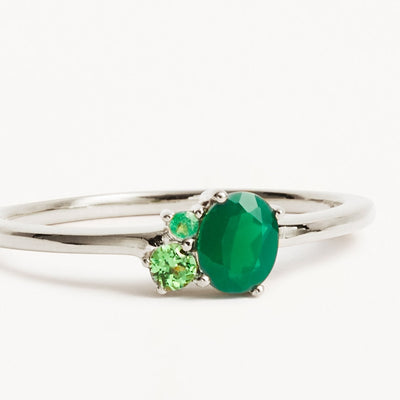 By Charlotte Kindred May Birthstone Ring, Gold or Silver