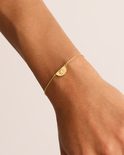 By Charlotte Lotus Bracelet, Gold or Silver