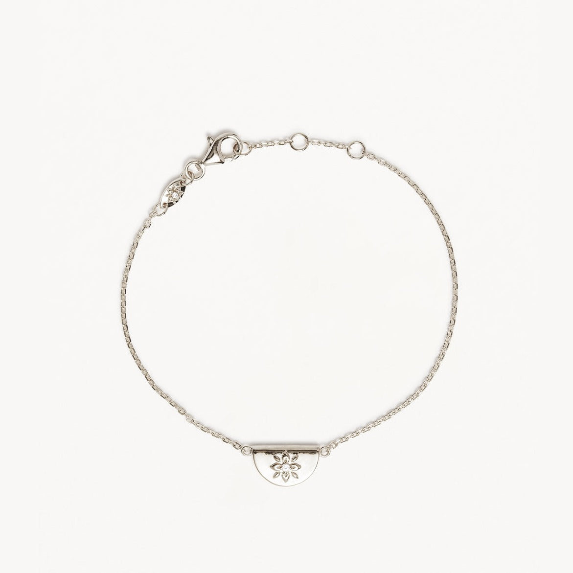 By Charlotte Lotus Bracelet, Gold or Silver