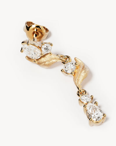 By Charlotte Through The Seasons Drop Earrings, Gold