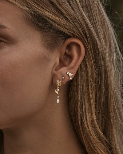 By Charlotte Through The Seasons Drop Earrings, Gold