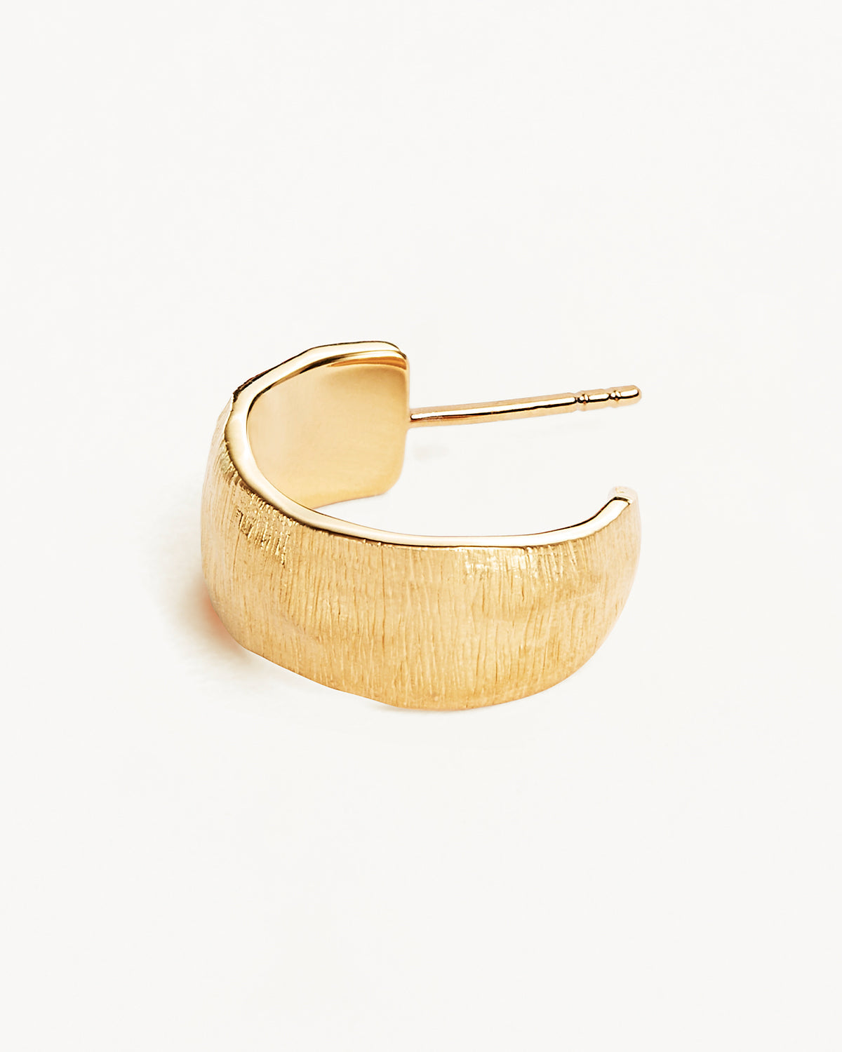 By Charlotte Woven Light Hoop Earrings, Gold