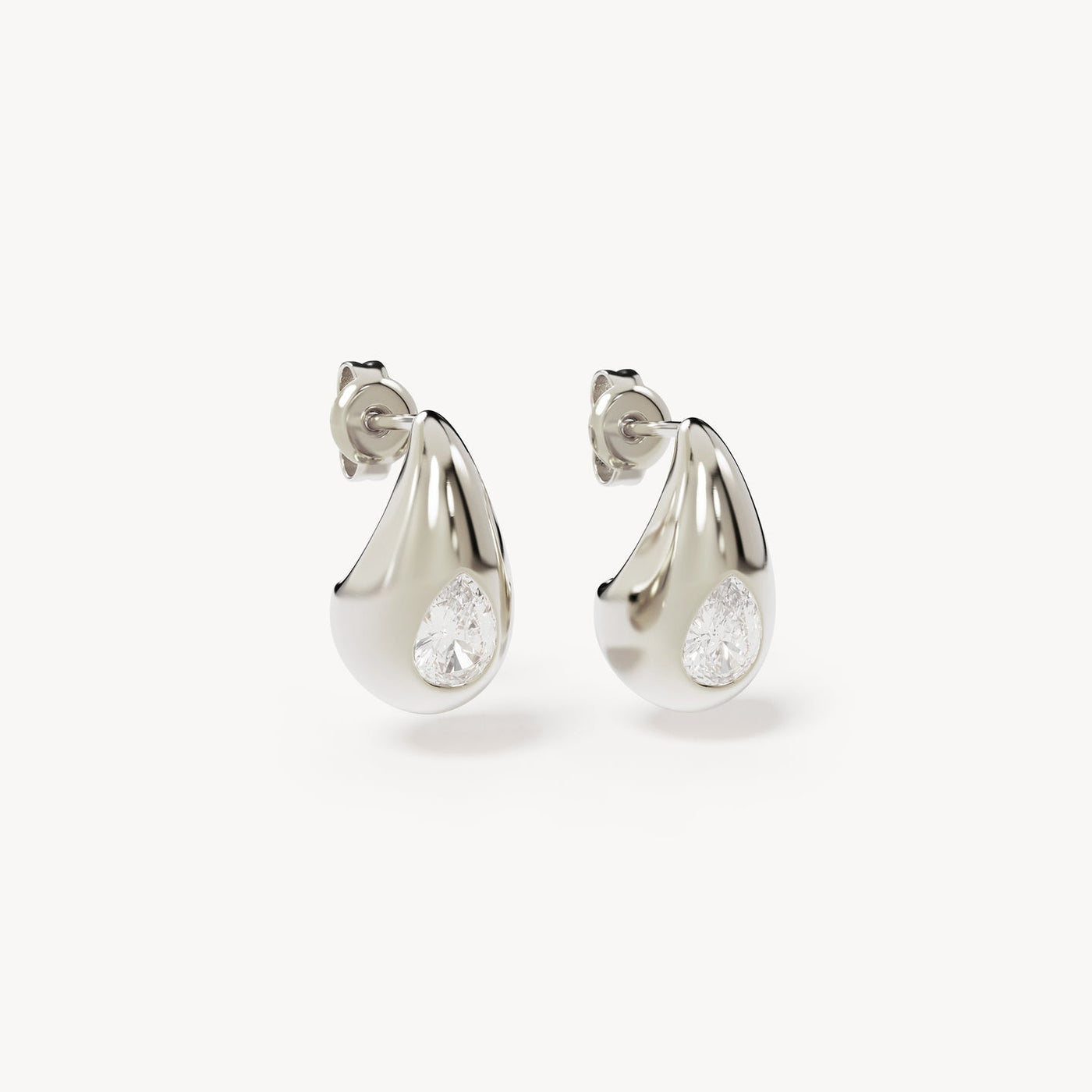 By Charlotte Dewdrop Earrings Small, Silver
