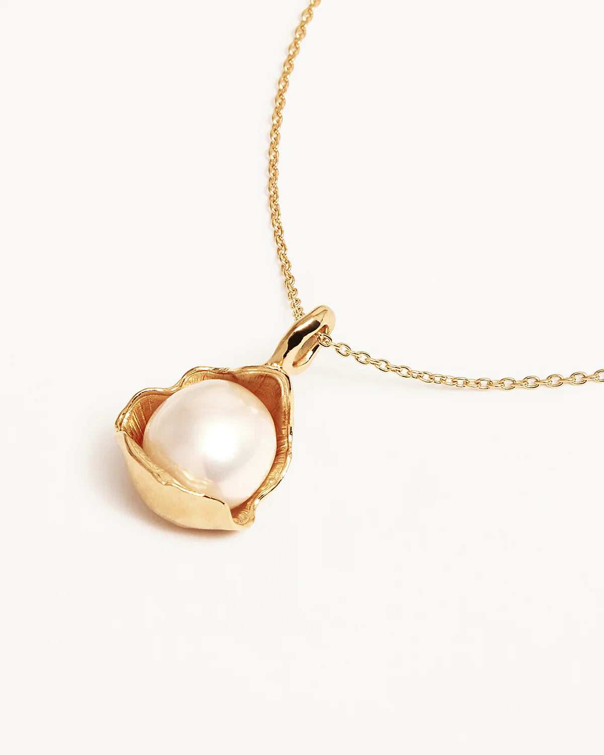 By Charlotte A Place to Dream Pearl Necklace, Gold