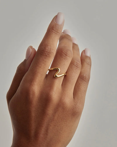 By Charlotte Flow of Life Ring, Gold