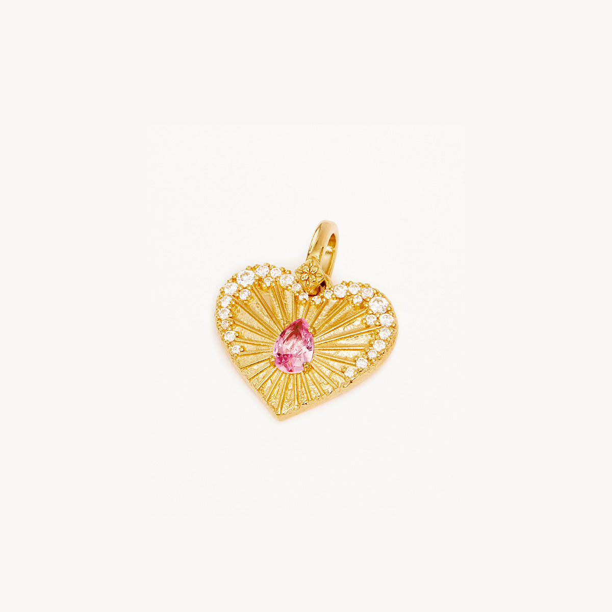 By Charlotte Connect With Your Heart Pendant, Gold