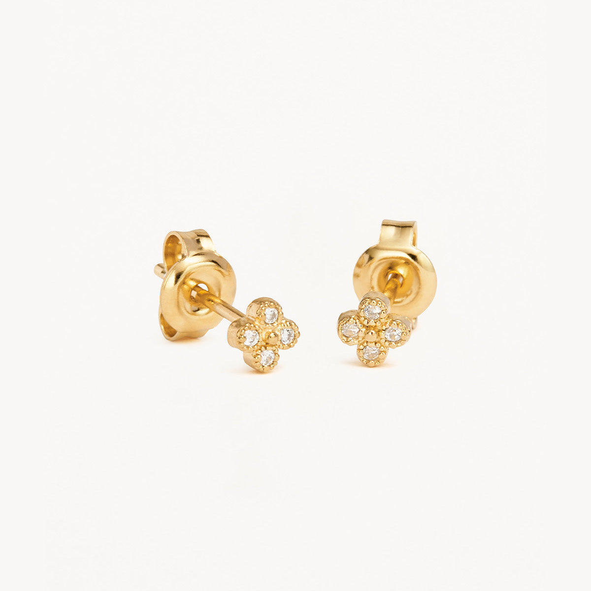 By Charlotte Luminous Stud Earrings, Gold