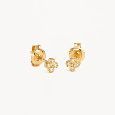By Charlotte Luminous Stud Earrings, Gold