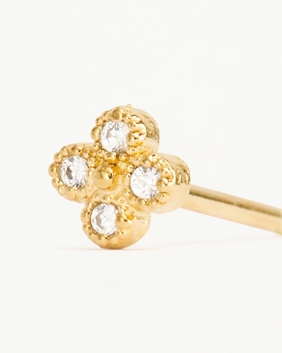 By Charlotte Luminous Stud Earrings, Gold