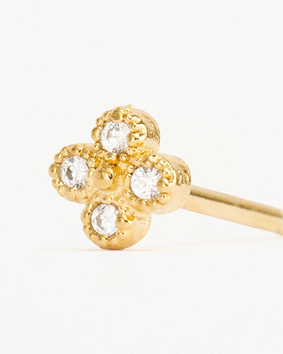 By Charlotte Luminous Stud Earrings, Gold