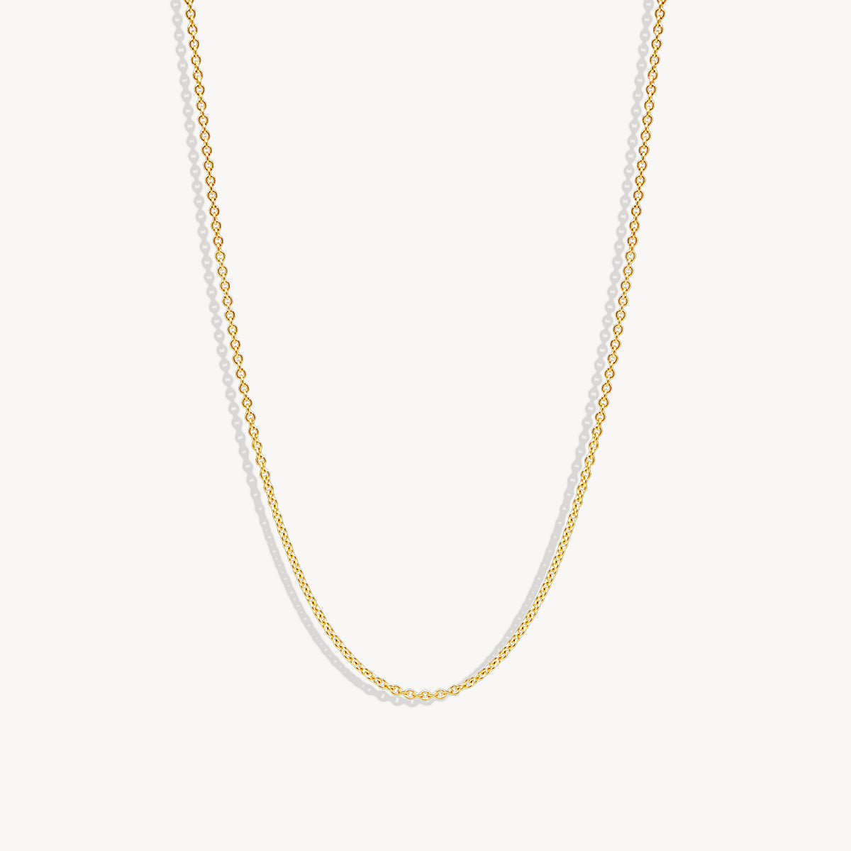 By Charlotte 14k Gold 18" Rolo Chain Necklace