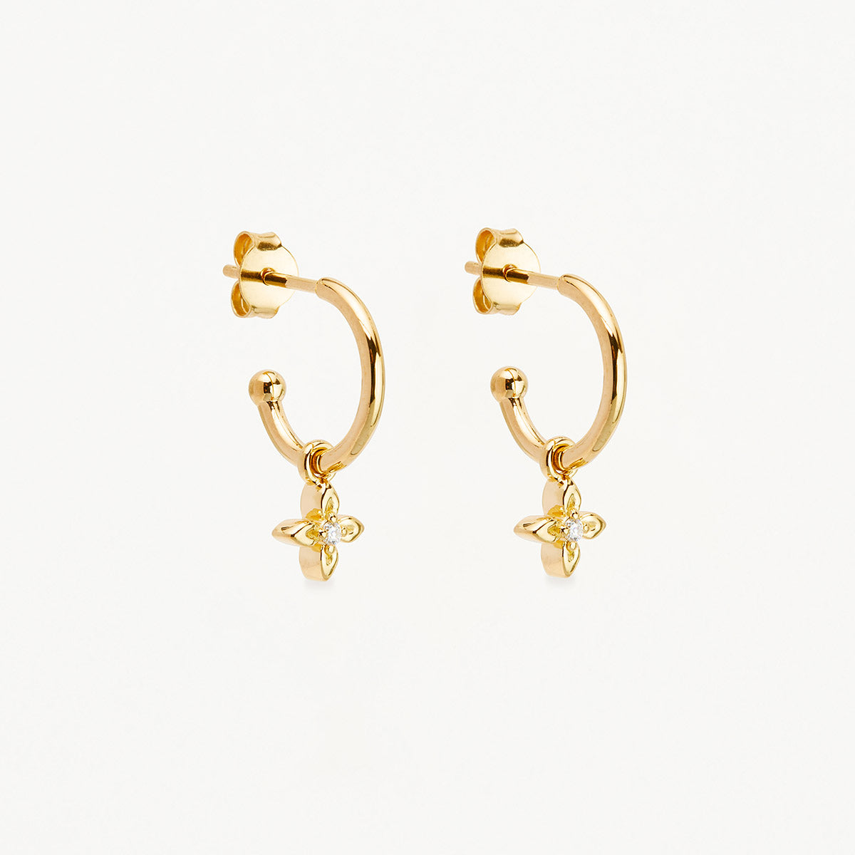 By Charlotte Live in Light Hoop Earrings, Gold