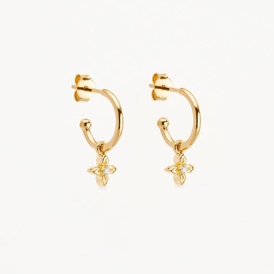 By Charlotte Live in Light Hoop Earrings, Gold