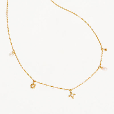 By Charlotte Live in Peace Choker, Gold
