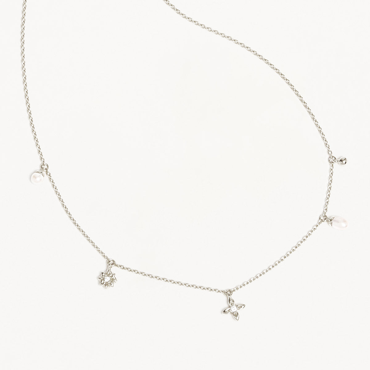 By Charlotte Live in Peace Choker, Silver