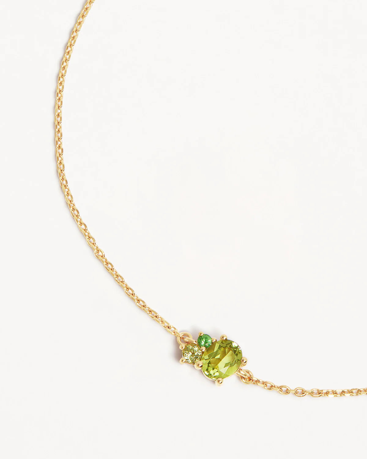 By Charlotte Kindred August Birthstone Bracelet, Gold or Silver