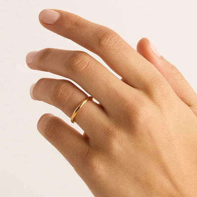 By Charlotte Lover Thin Ring, Gold