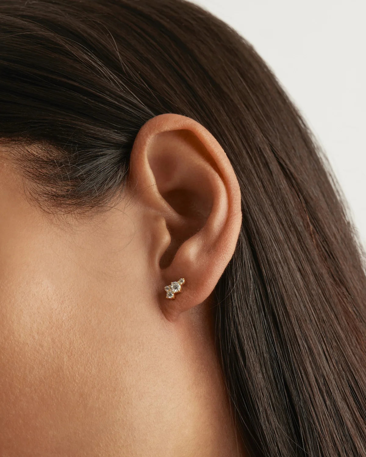 By Charlotte Mist Stud Earrings, Gold