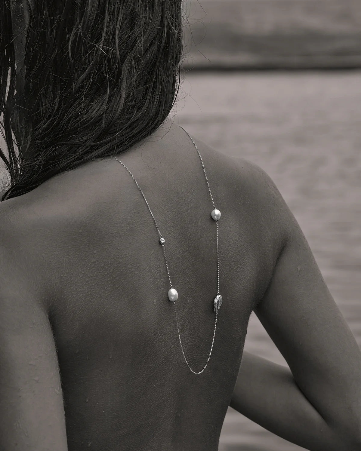 By Charlotte Moonlit Tides Necklace, Gold