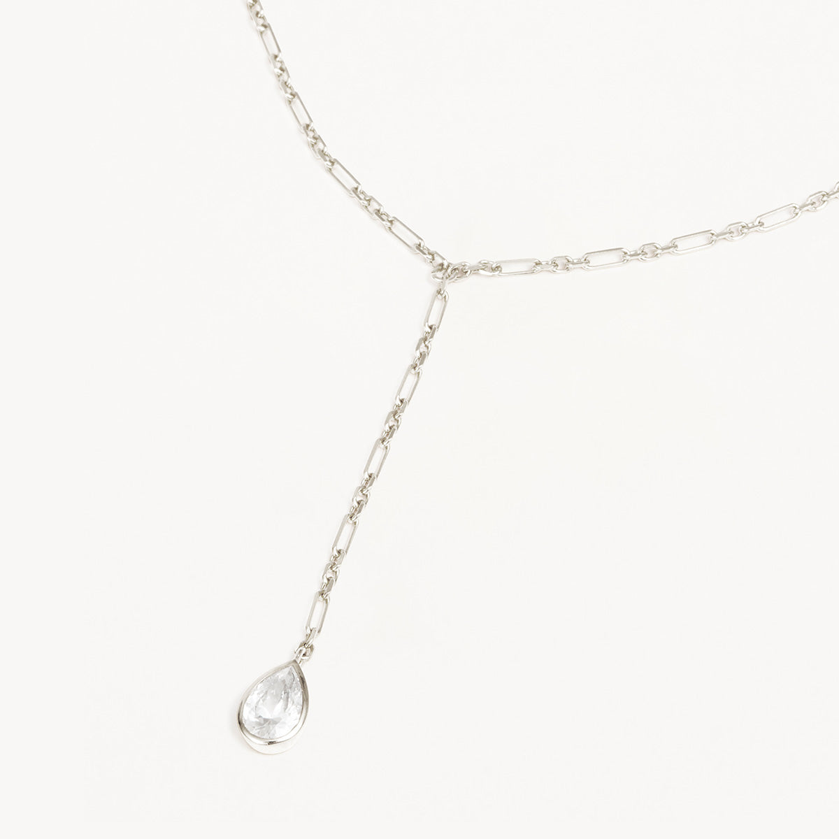 By Charlotte Adored Lariat Necklace, Silver