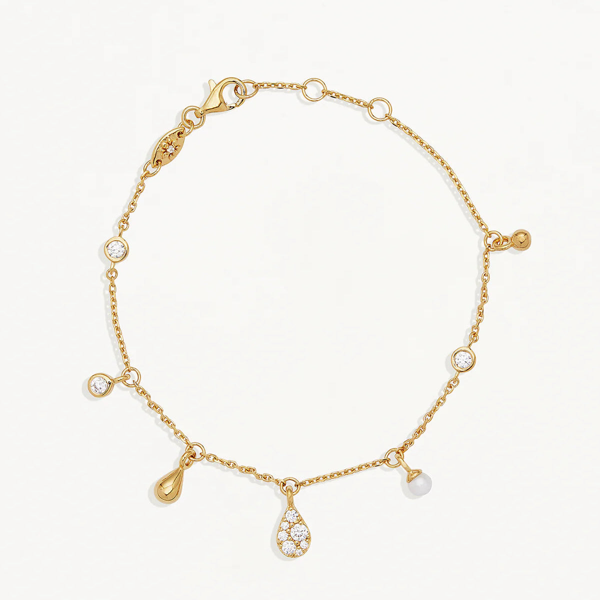 By Charlotte Ocean Mist Bracelet, Gold