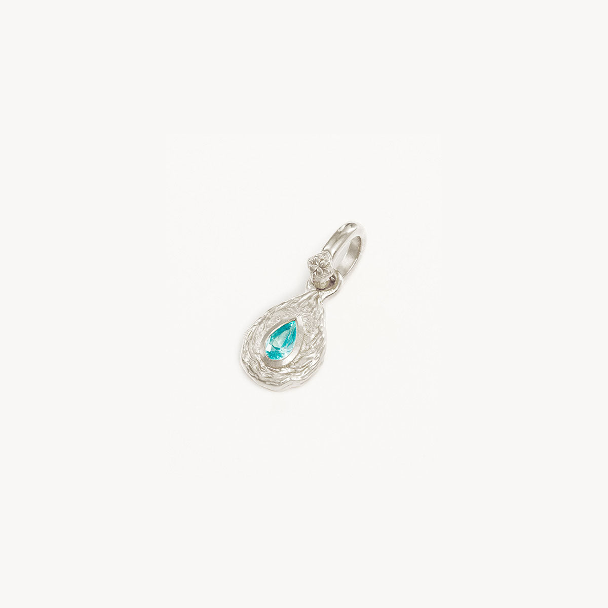 By Charlotte With Love Birthstone Annex Link Pendant, Silver