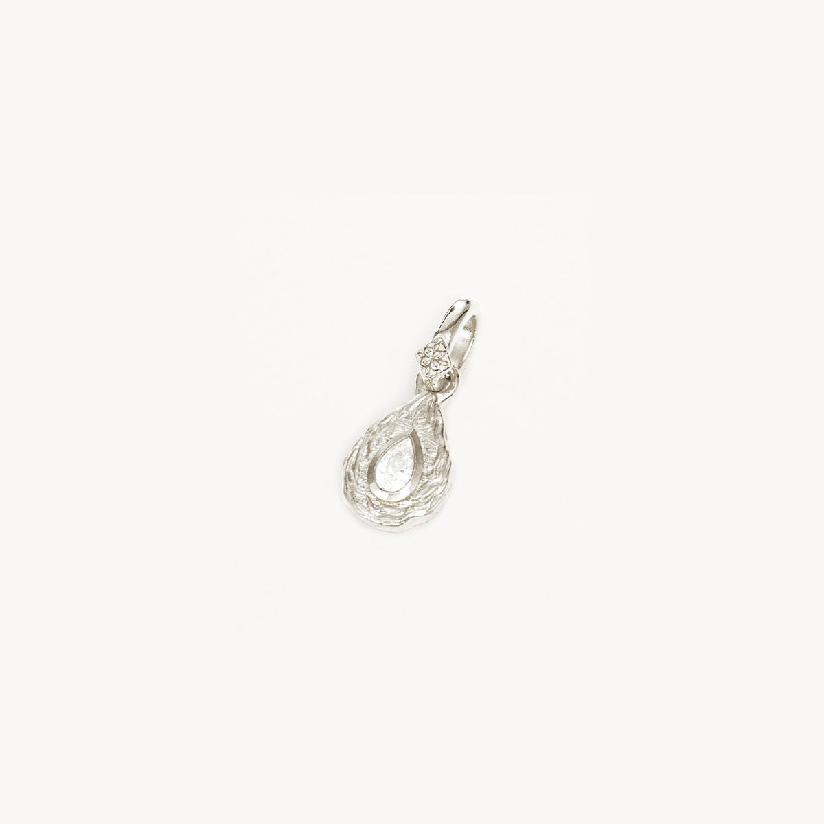 By Charlotte With Love Birthstone Annex Link Pendant, Silver