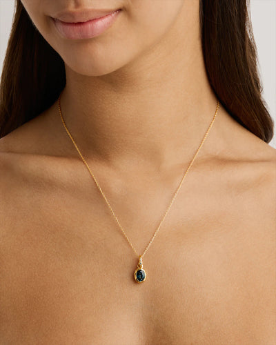 By Charlotte Sacred Jewel Pendant - Ocean, Gold