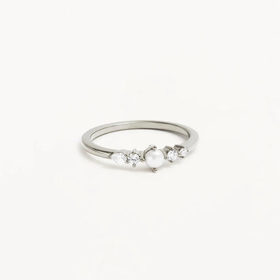 By Charlotte Sea Foam Ring, Silver