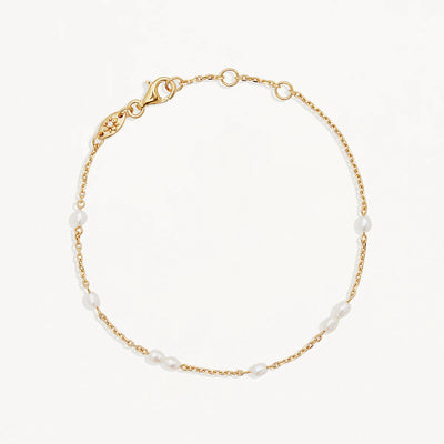 By Charlotte Serene Dreams Pearl Bracelet, Gold