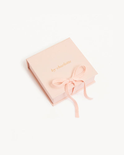 By Charlotte Crystal Lotus Padlock Necklace, Gold