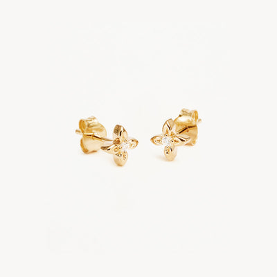 By Charlotte Live in Light Stud Earrings, Gold