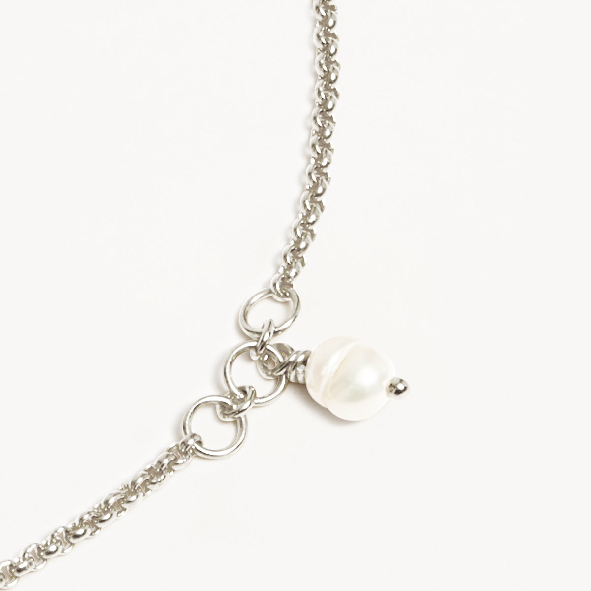 By Charlotte Grow with Grace Pearl Anklet, Silver