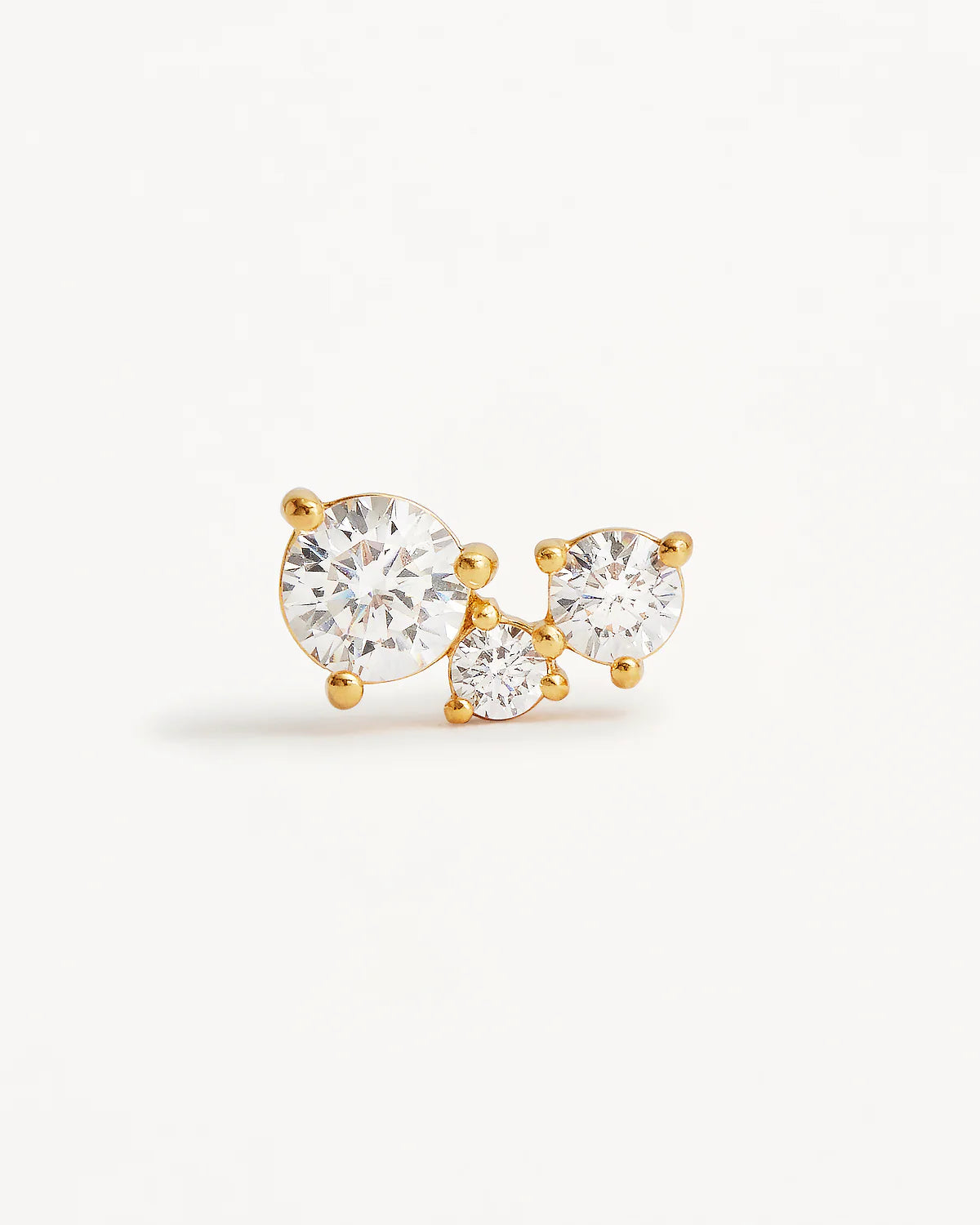By Charlotte Whispers of Love Stud Earrings, Gold