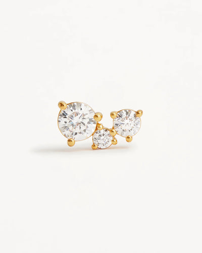 By Charlotte Whispers of Love Stud Earrings, Gold