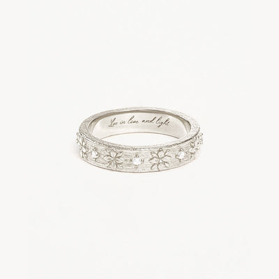 By Charlotte Live in Grace Ring, Silver