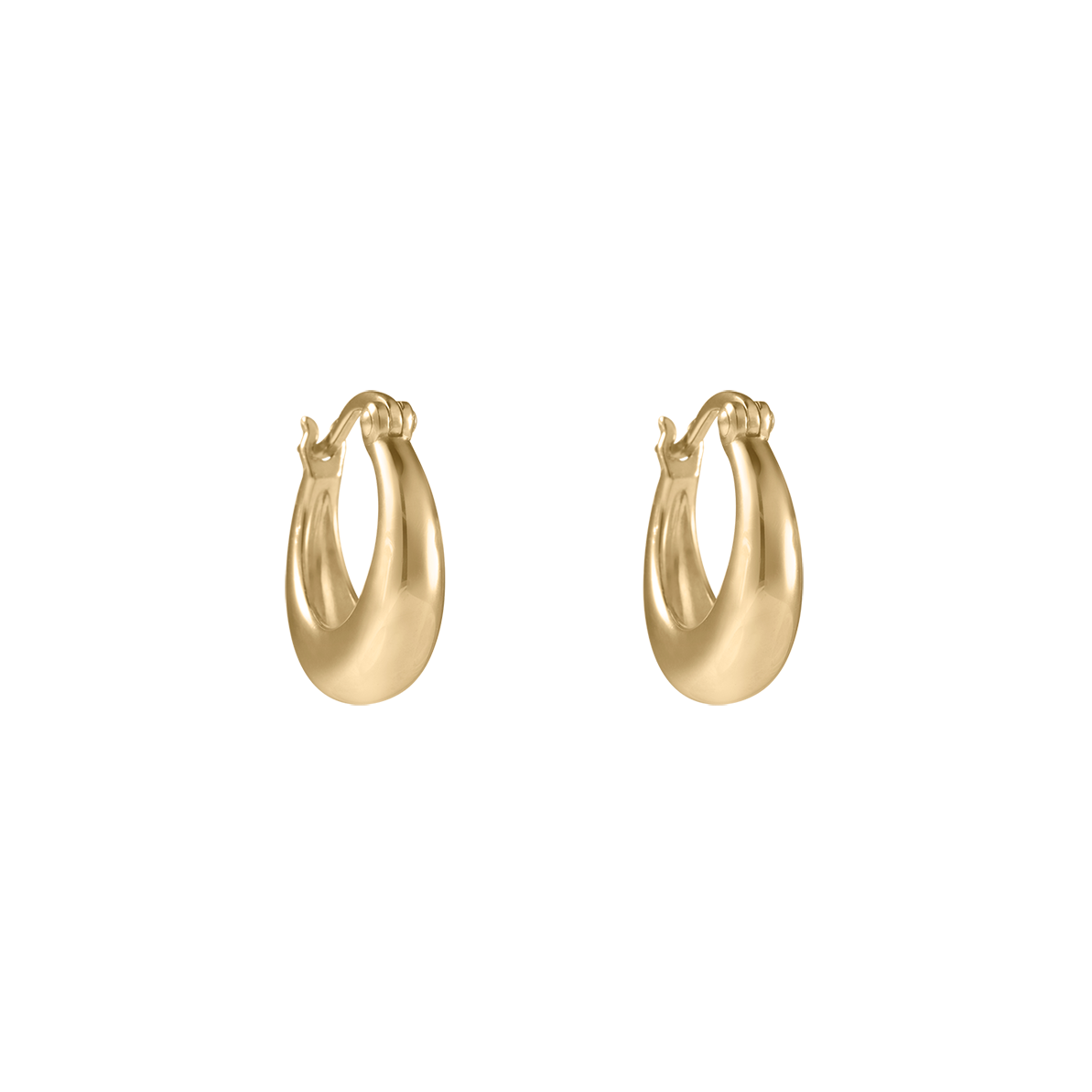 Kirstin Ash Glow Hoops Small, Gold