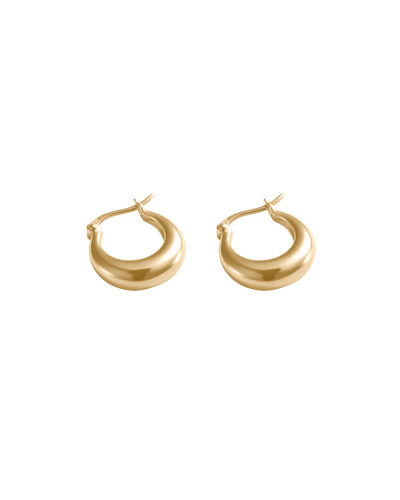 Kirstin Ash Glow Hoops Small, Gold