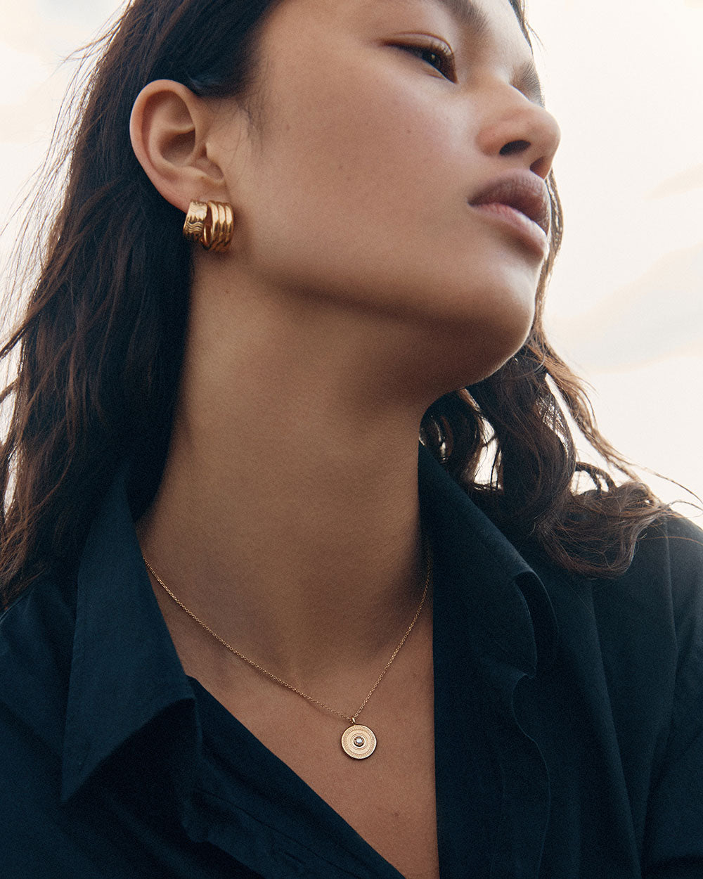 Kirstin Ash Earrings Tresor Hoops Kirstin Ash Bathing Beauty