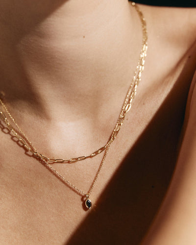 Kirstin Ash Ink Necklace, Gold
