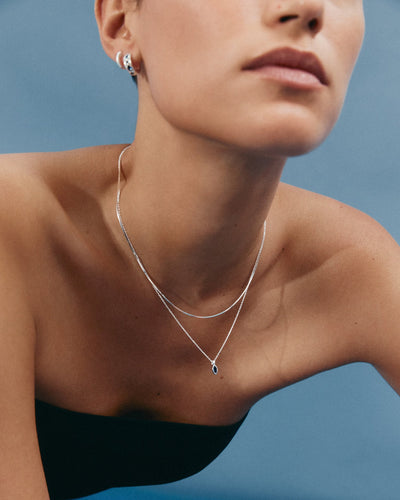 Kirstin Ash Ink Necklace, Silver