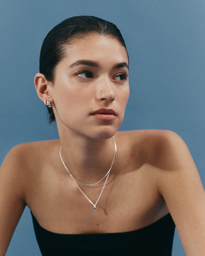 Kirstin Ash Ink Necklace, Silver