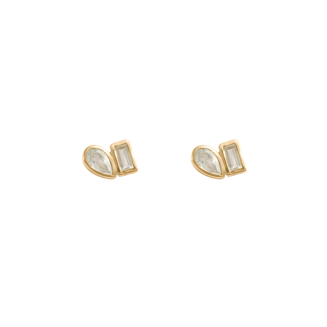 Kirstin Ash Place Studs, Gold
