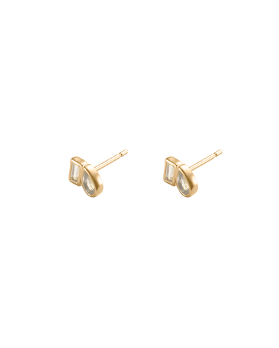 Kirstin Ash Place Studs, Gold